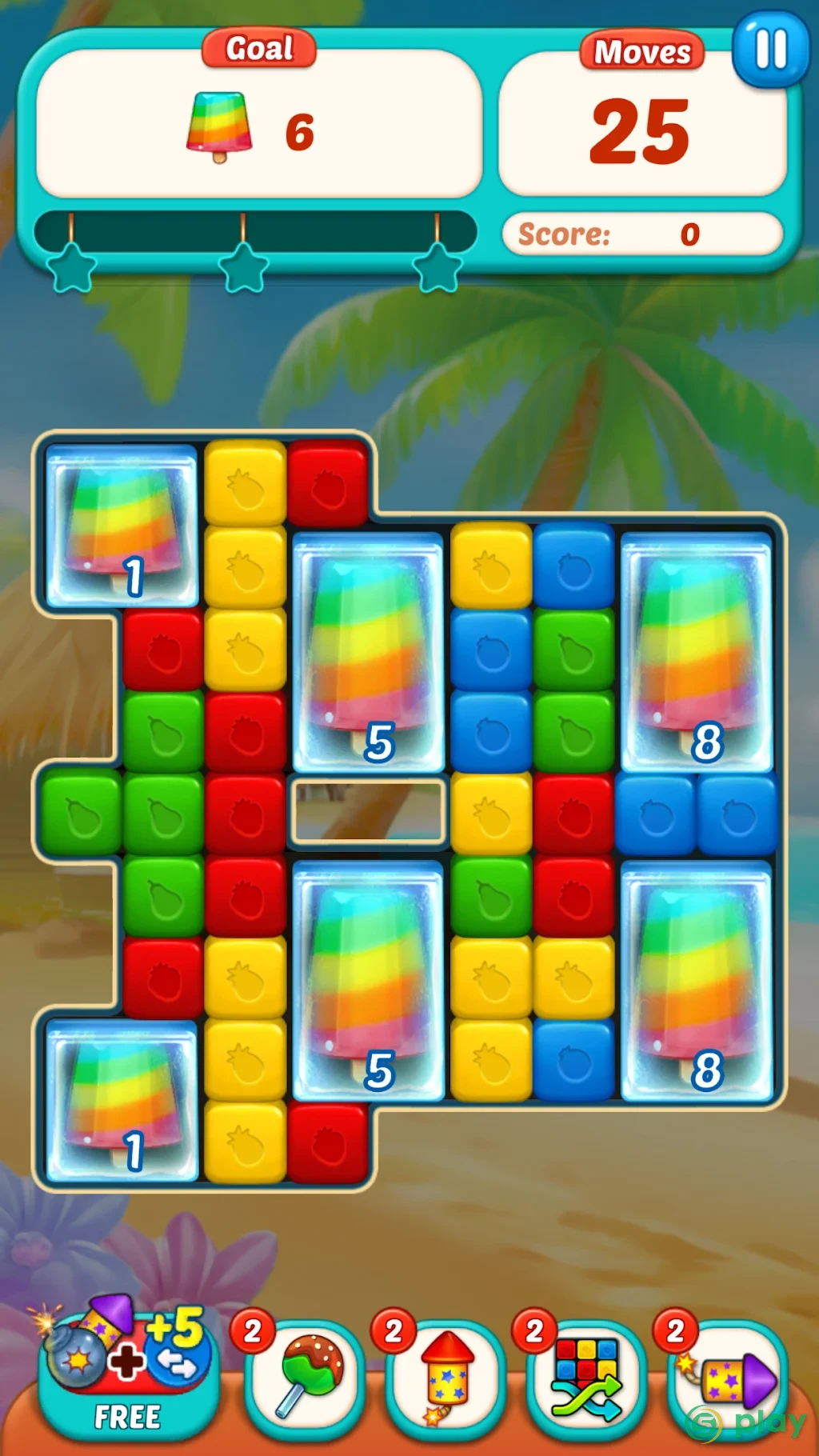 Fruit Cube Blast — скриншот 14