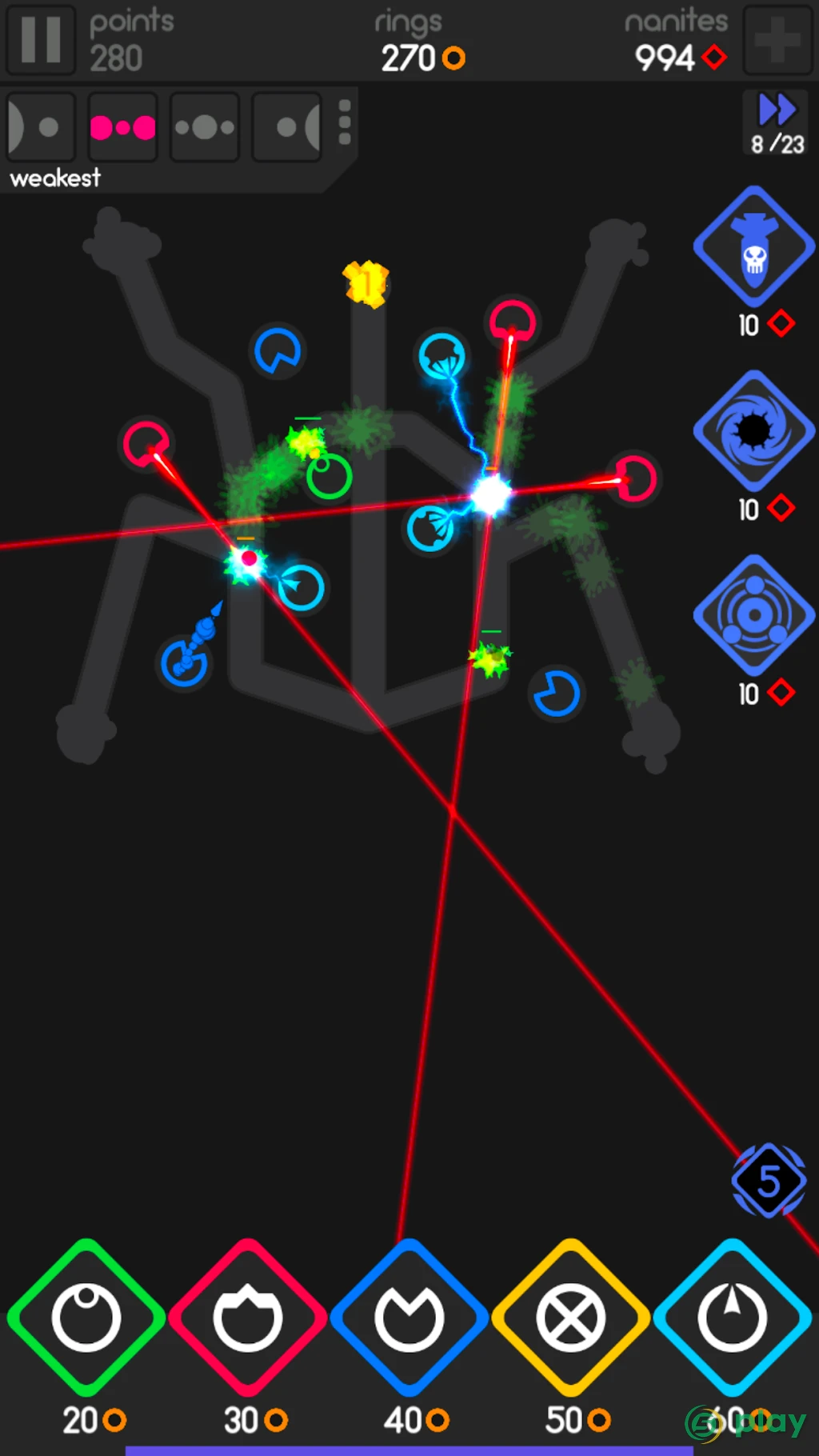 Color Defense - Tower Defense TD — скриншот 5
