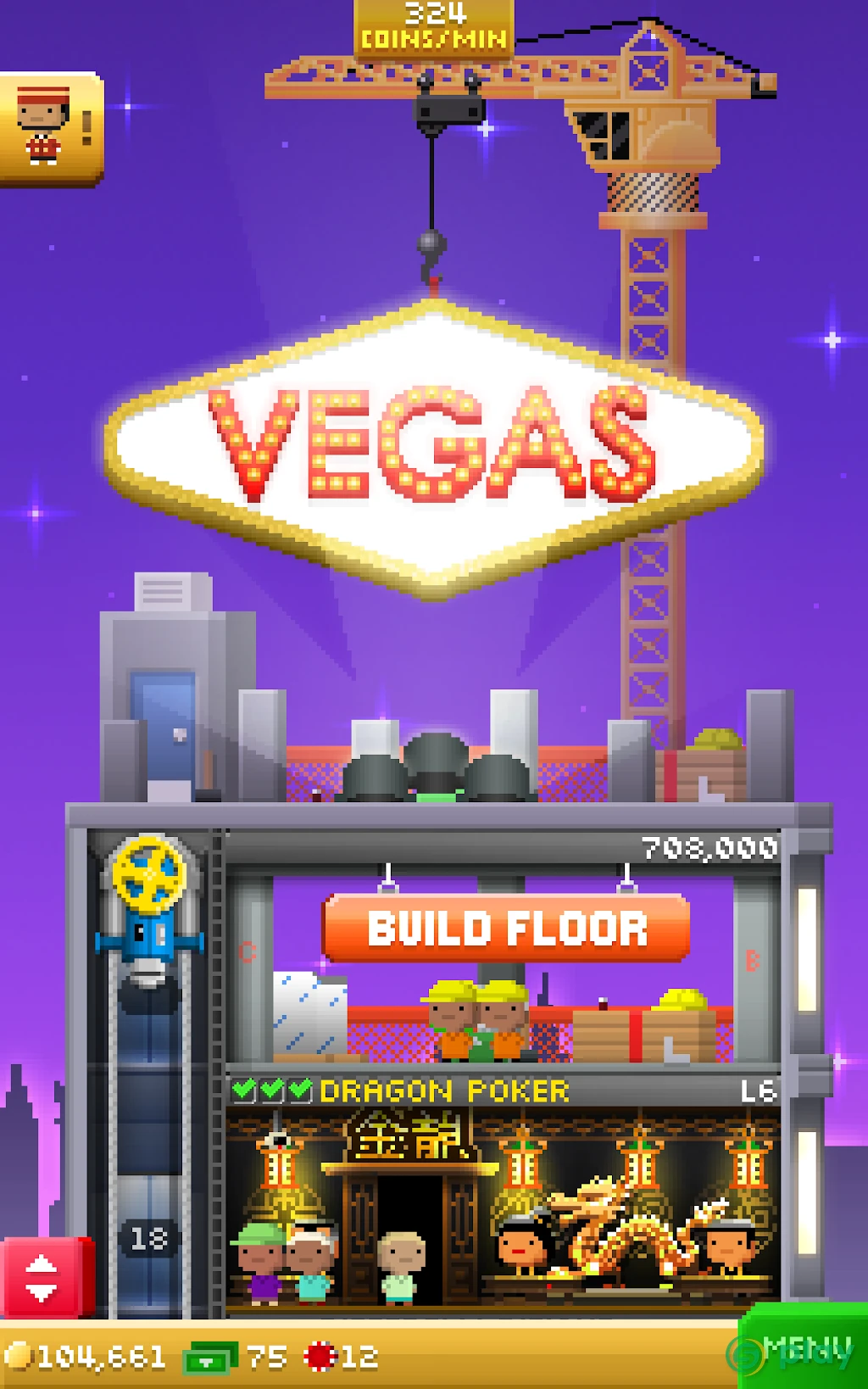 Tiny Tower Vegas — скриншот 10