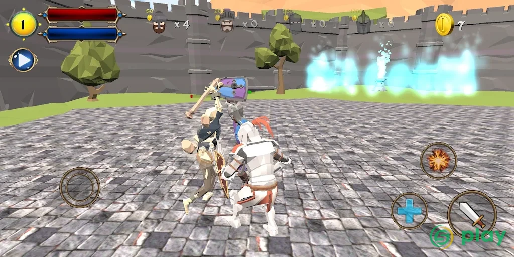 Castle Defense Knight Fight — скриншот 2