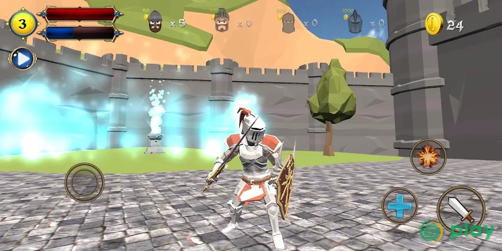 Castle Defense Knight Fight — скриншот 4