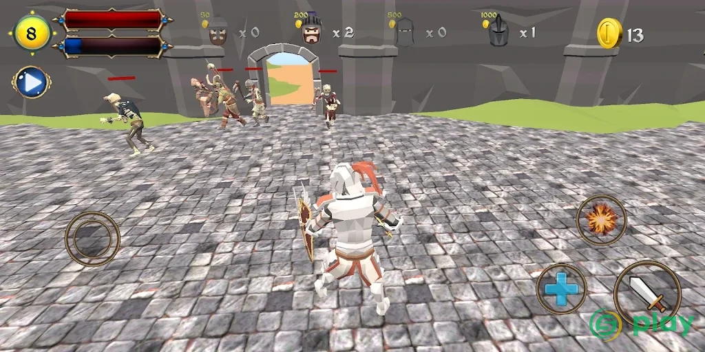 Castle Defense Knight Fight — скриншот 5