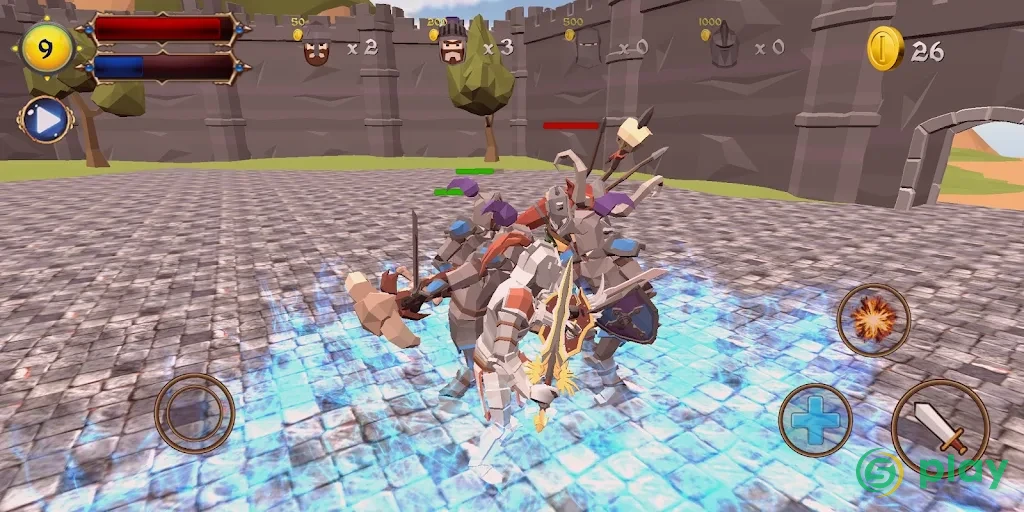 Castle Defense Knight Fight — скриншот 7