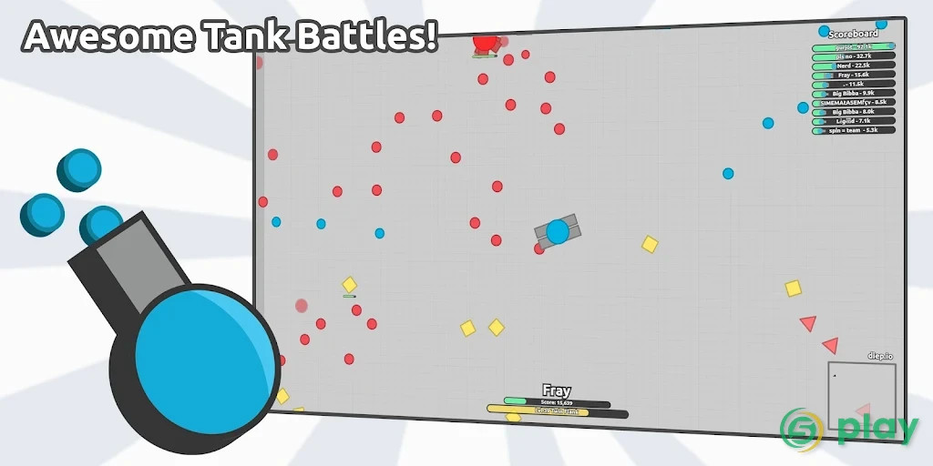 diep.io — скриншот 1