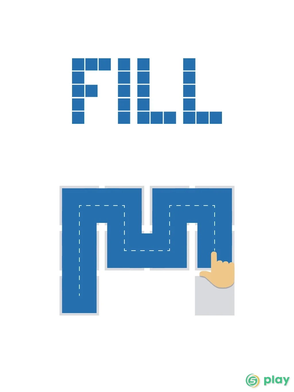 Fill - one-line puzzle game — скриншот 8