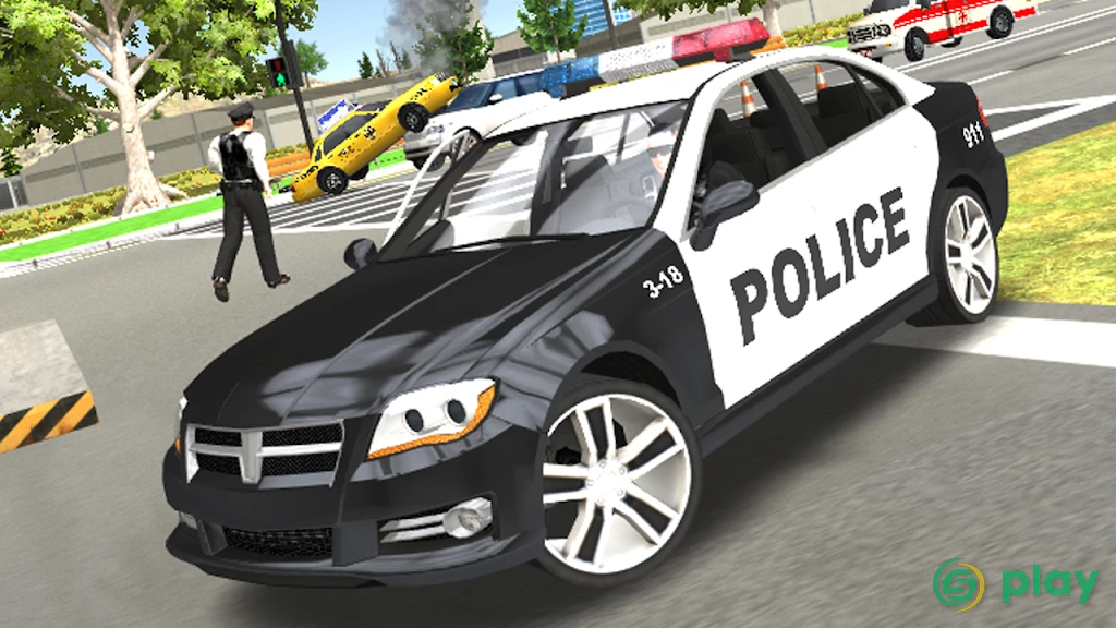 Police Car Chase - Cop Simulator — скриншот 1