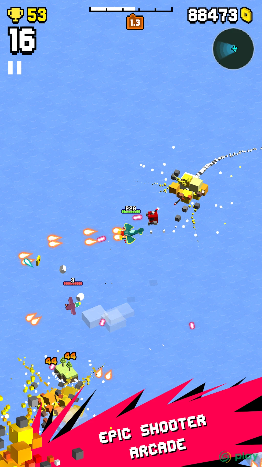 Wingy Shooters - Endless Arcade Flyer — скриншот 1