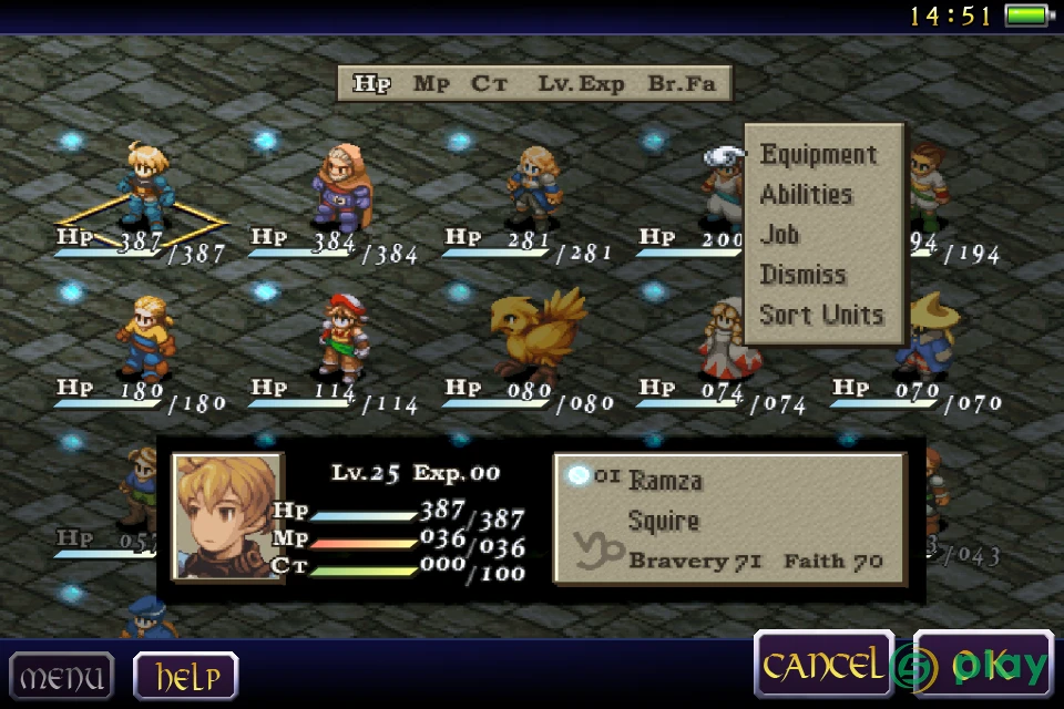 FINAL FANTASY TACTICS : WotL — скриншот 3