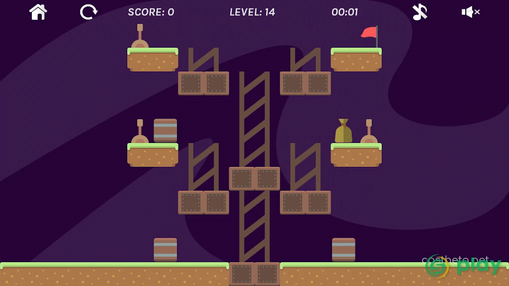 AntiGavity Puzzle Game (a game of logic) — скриншот 3