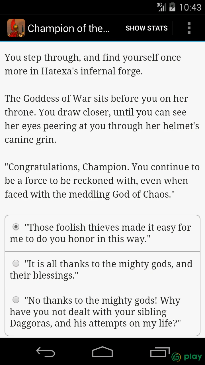 Champion of the Gods — скриншот 6