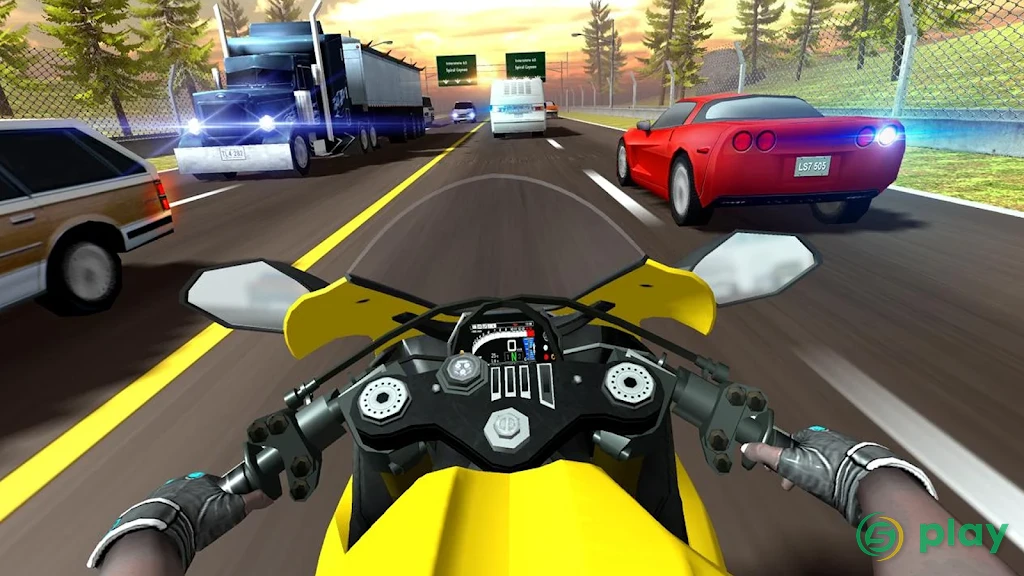 Highway Moto Rider 2 — скриншот 1