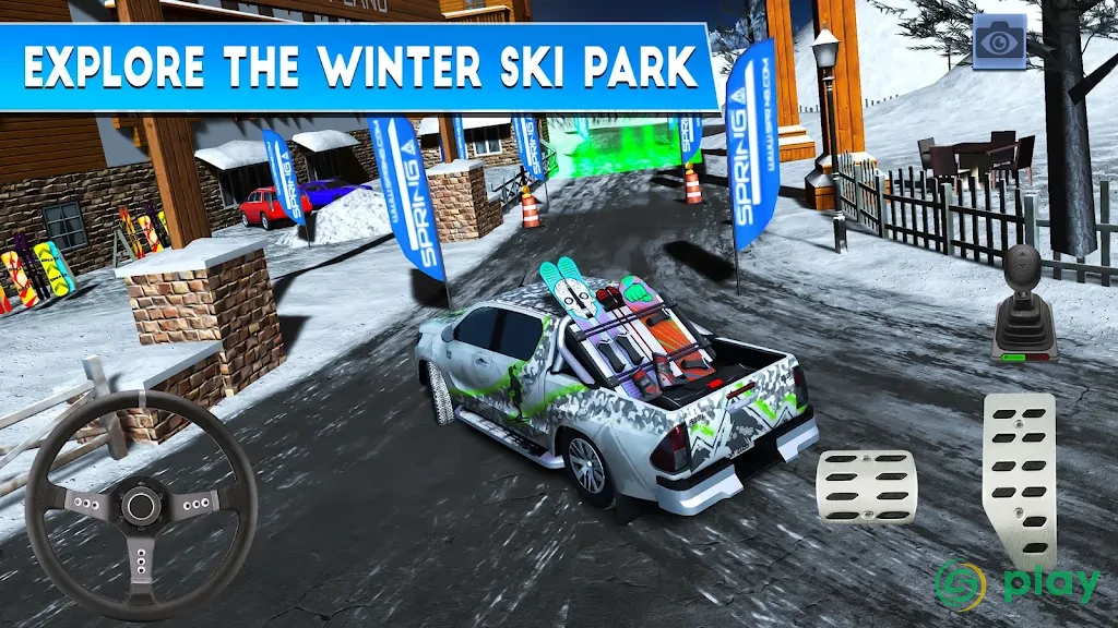 Winter Ski Park: Snow Driver — скриншот 2