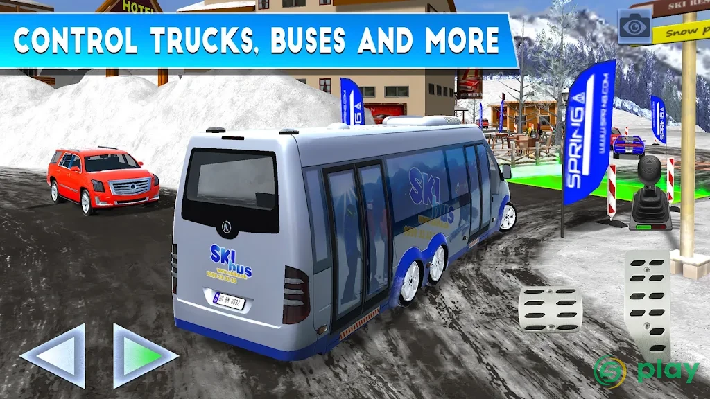 Winter Ski Park: Snow Driver — скриншот 4