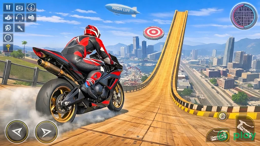 Bike Impossible Tracks Race: 3D Motorcycle Stunts — скриншот 4