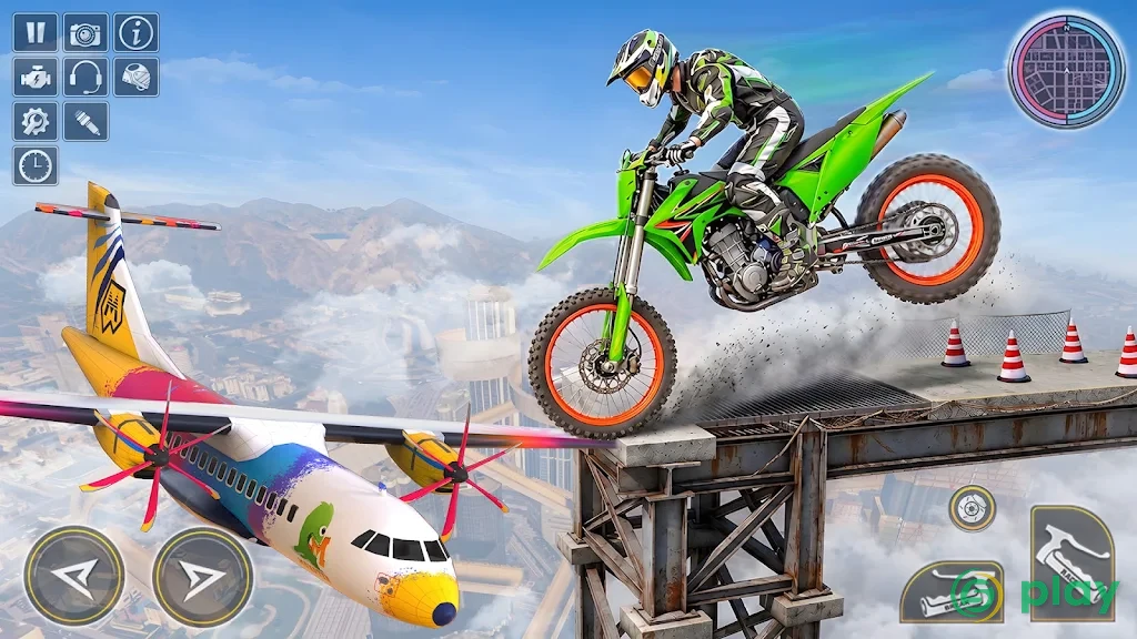 Bike Impossible Tracks Race: 3D Motorcycle Stunts — скриншот 5