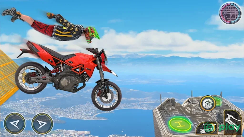 Bike Impossible Tracks Race: 3D Motorcycle Stunts — скриншот 7