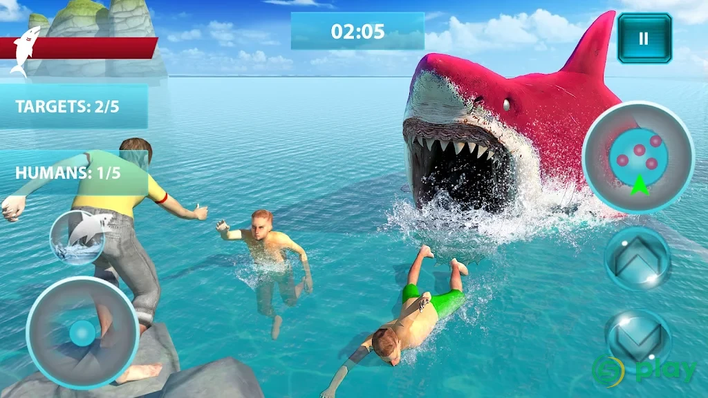 Shark Simulator 2018 — скриншот 1