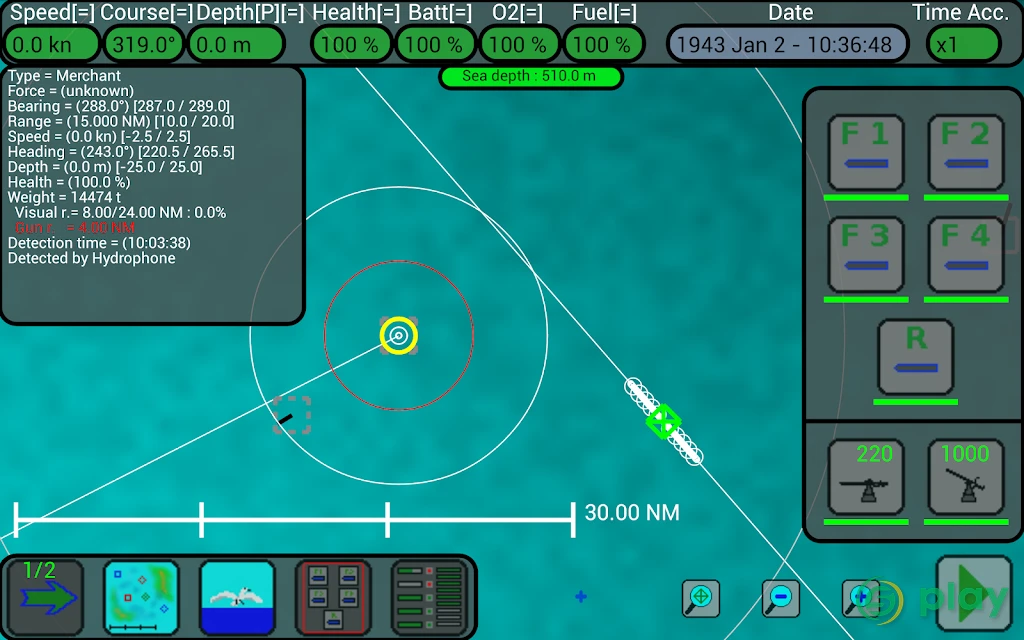 U-Boat Simulator — скриншот 12
