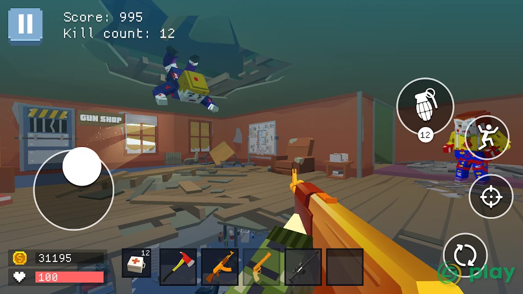 Pixel Combat: World of Guns — скриншот 1