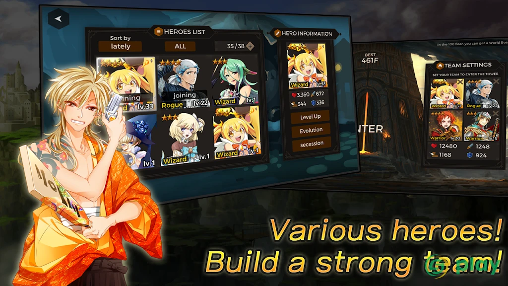 Secret Tower 500F (Online RPG) — скриншот 5