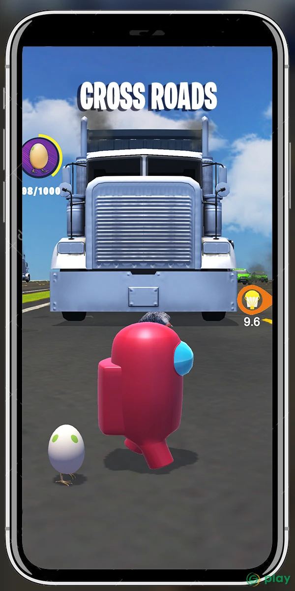 Chicken Challenge: Cross Road Royale — скриншот 1