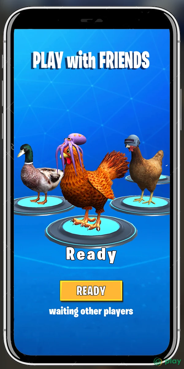 Chicken Challenge: Cross Road Royale — скриншот 2
