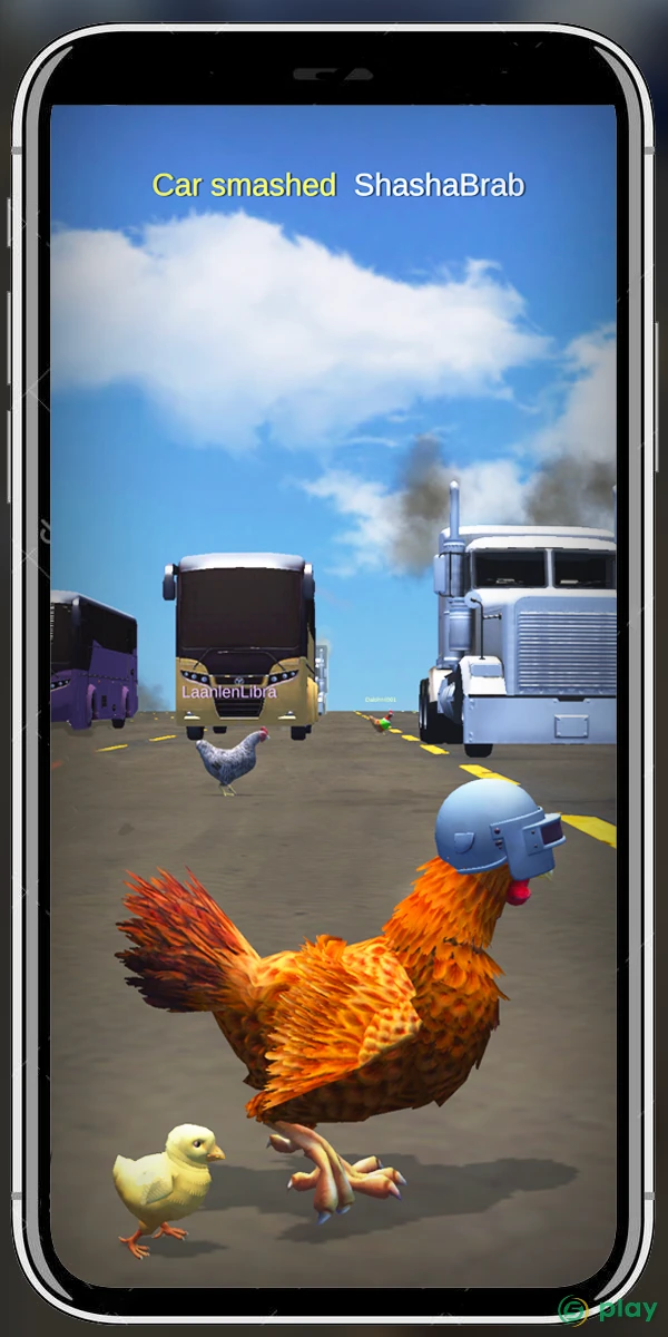 Chicken Challenge: Cross Road Royale — скриншот 3