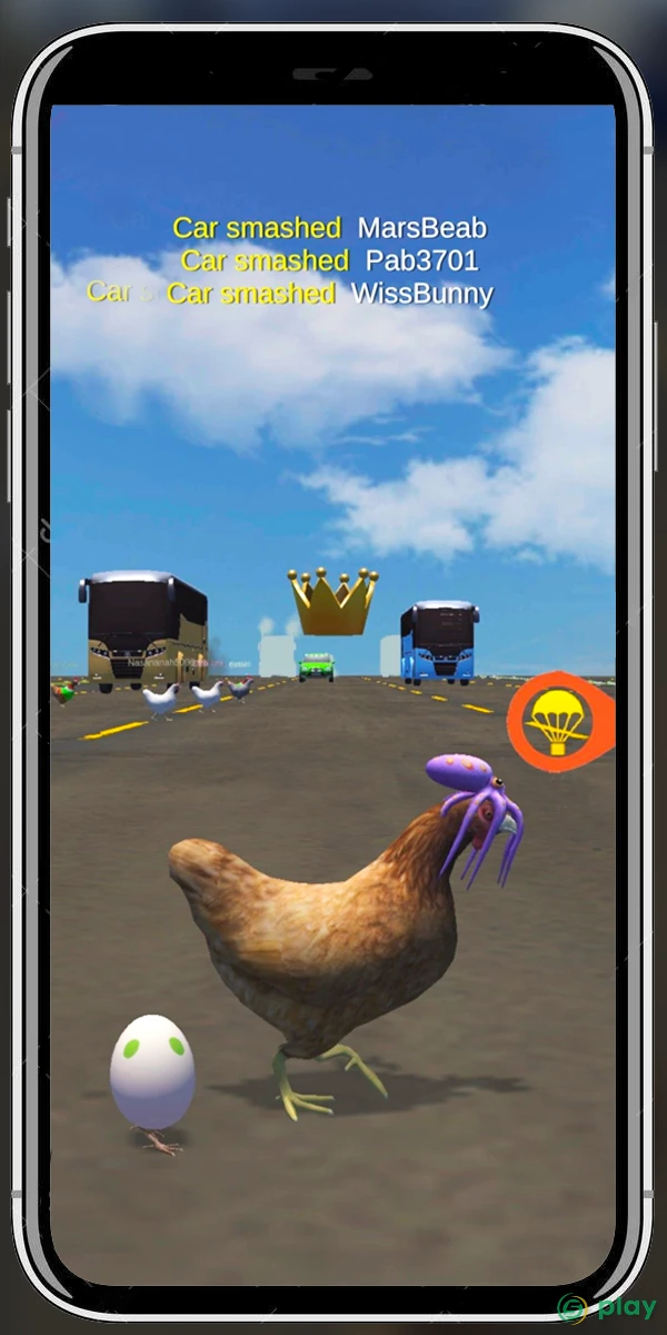 Chicken Challenge: Cross Road Royale — скриншот 5