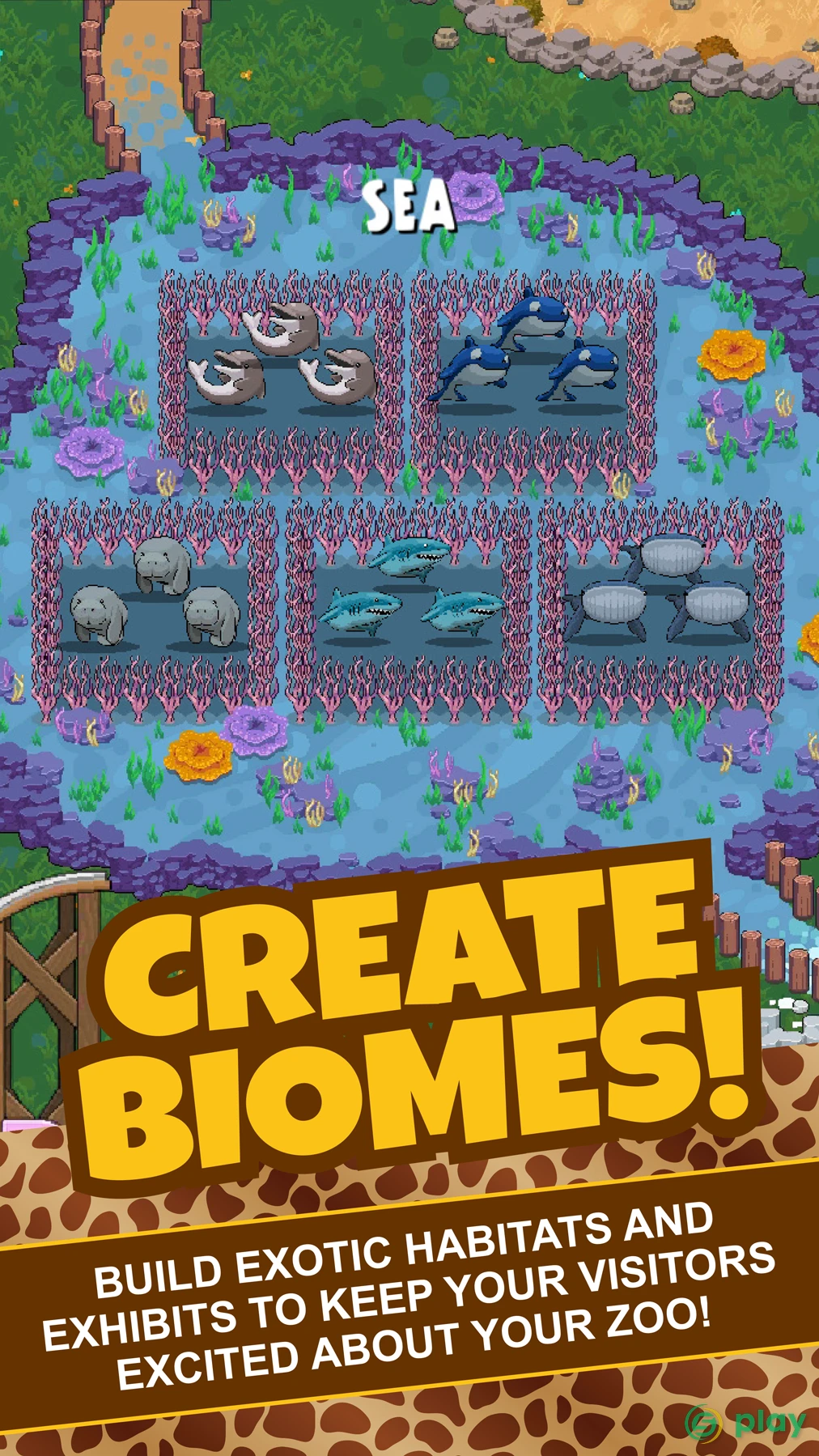 Idle Zoo Tycoon: Tap, Build & Upgrade a Custom Zoo — скриншот 5