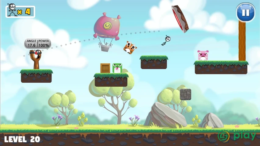 Knockdown : Slingshot king — скриншот 3