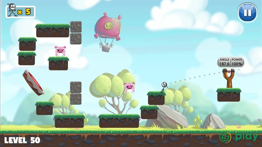 Knockdown : Slingshot king — скриншот 4
