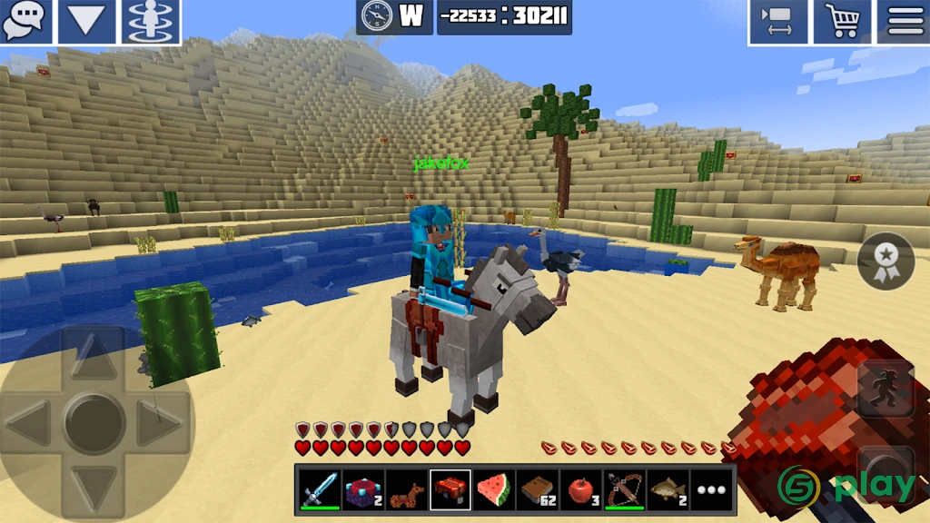 Planet Craft: Block Survival Craft Games Online — скриншот 1