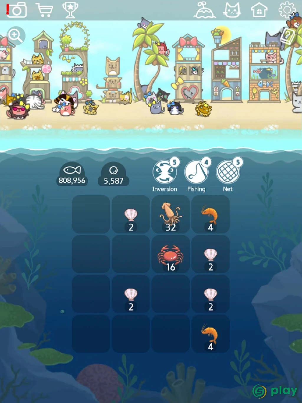 2048 Kitty Cat Island — скриншот 7
