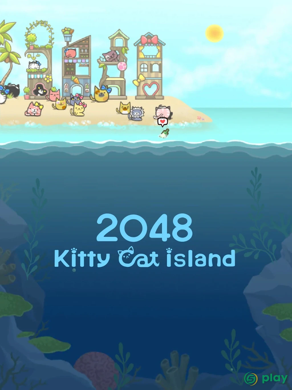 2048 Kitty Cat Island — скриншот 8