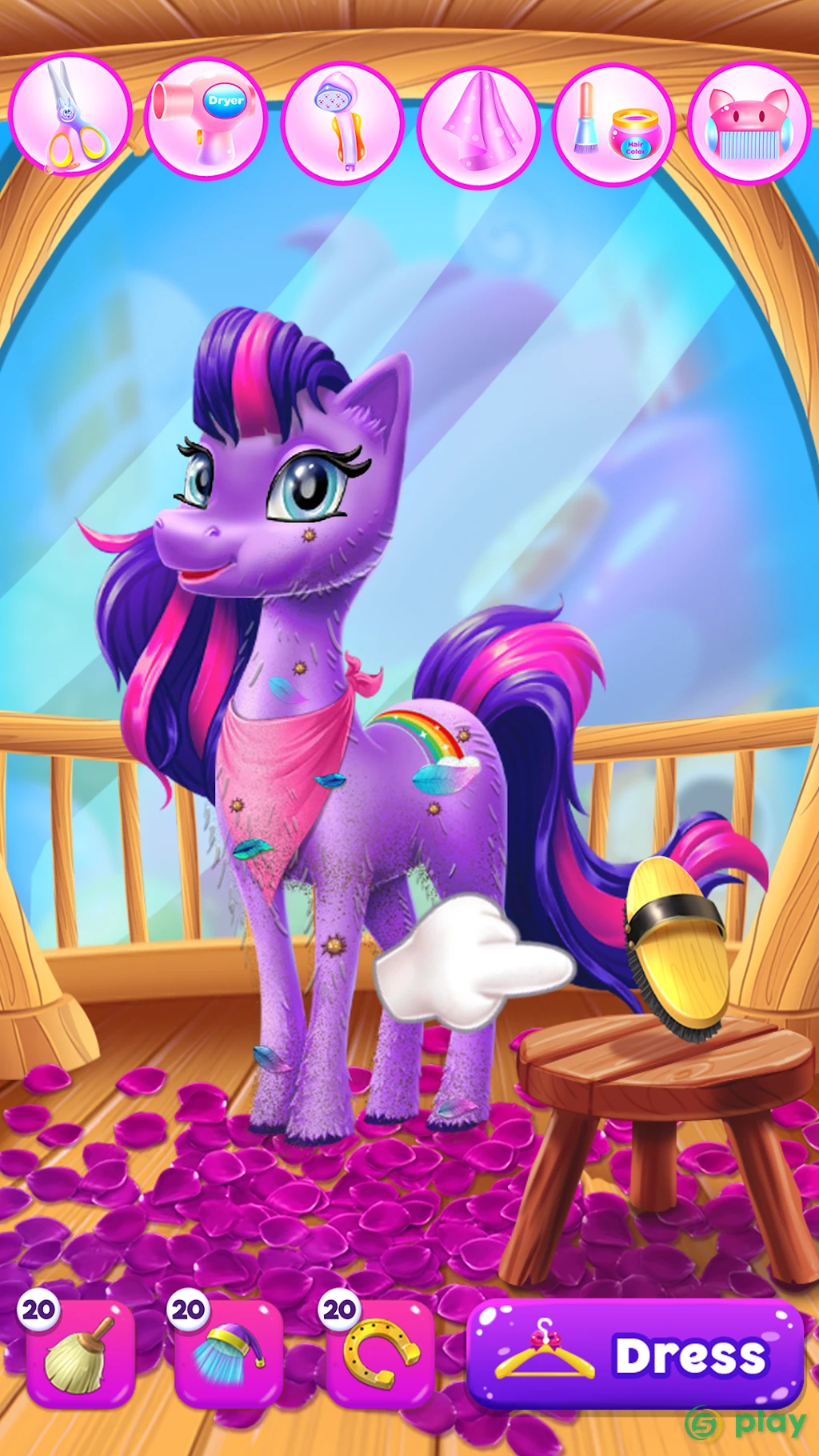 Magical Unicorn Candy World — скриншот 5