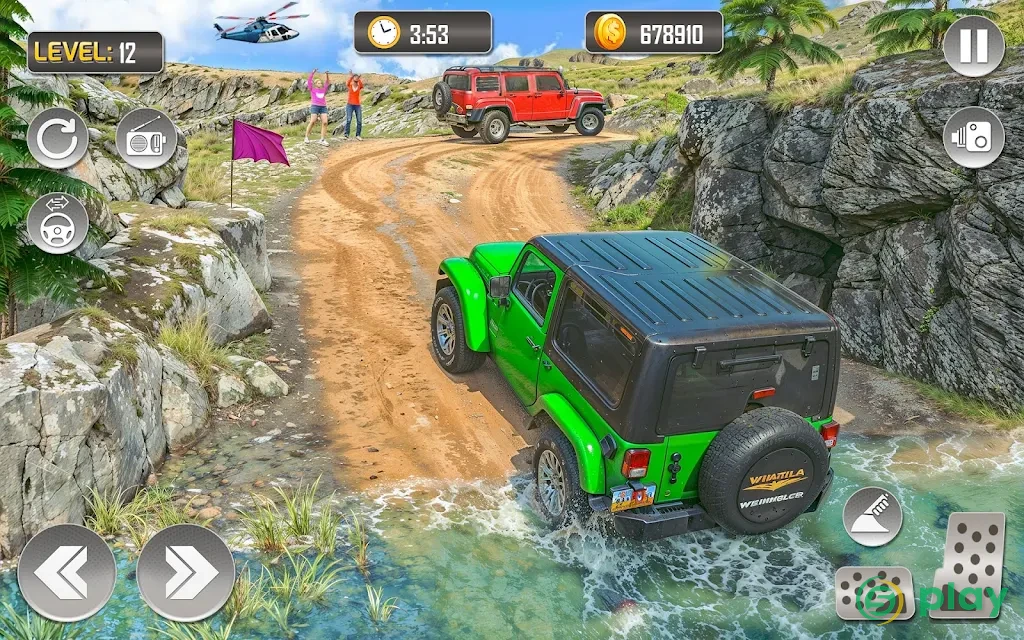 6x6 Spin Offroad Mud Runner Truck Drive Games 2018 — скриншот 1