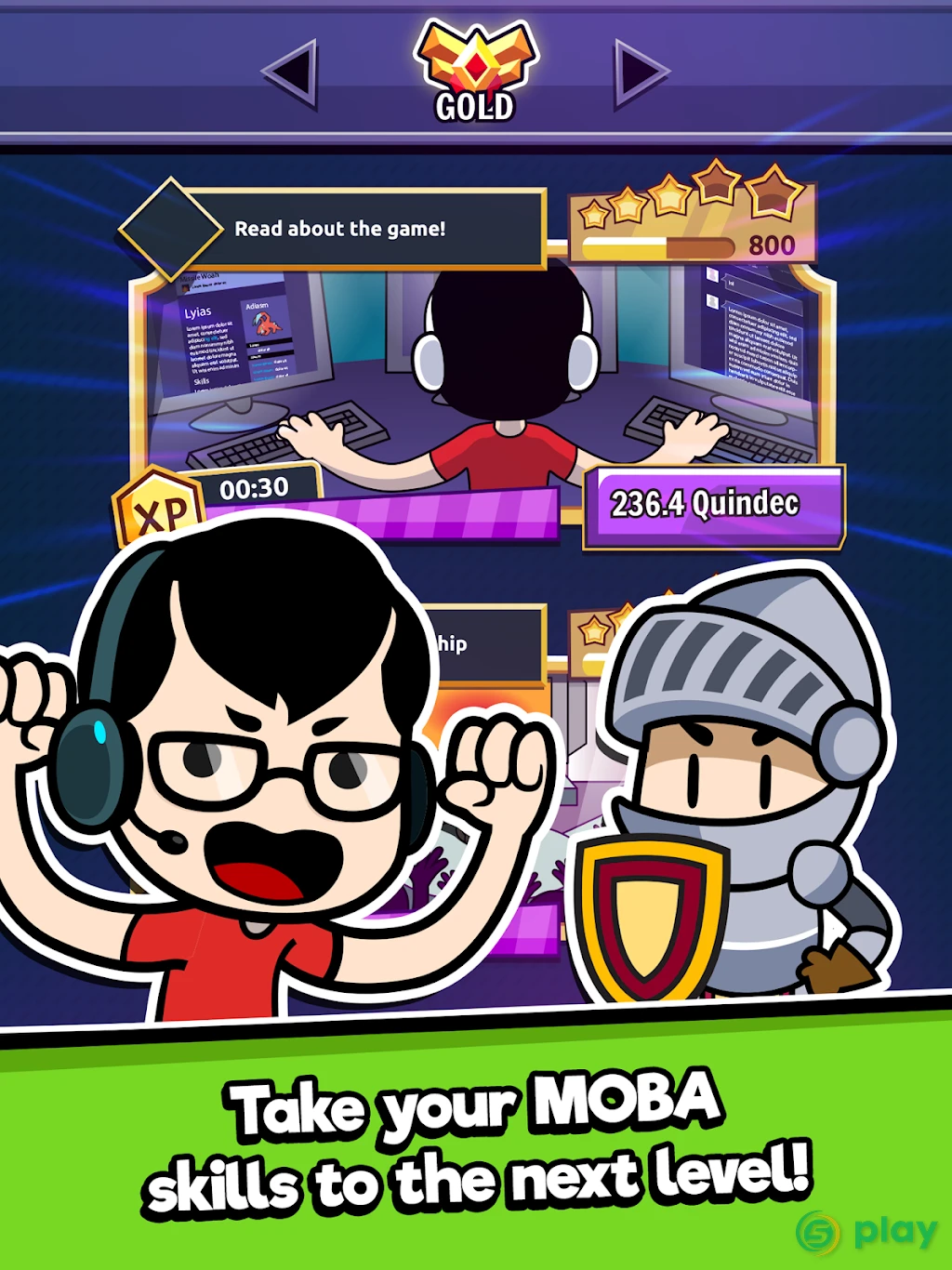 Idle Moba Legends - eSports Tycoon Clicker Game — скриншот 6