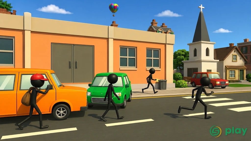Angry Stick Sniper Gun Shooter — скриншот 1
