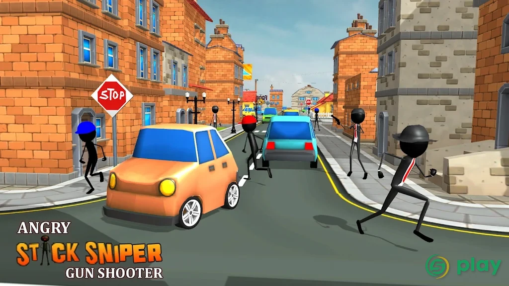 Angry Stick Sniper Gun Shooter — скриншот 10