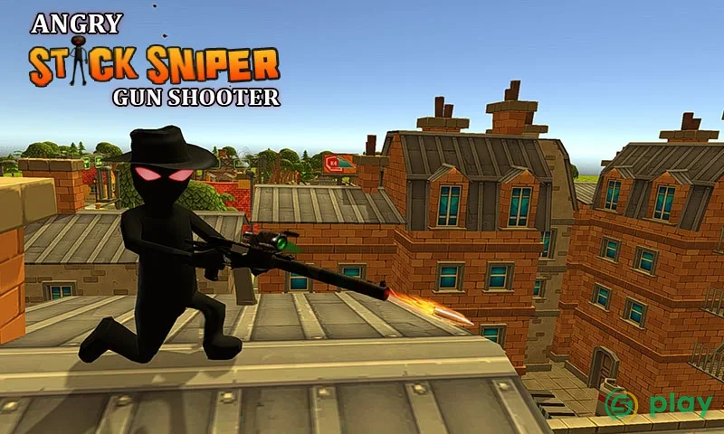 Angry Stick Sniper Gun Shooter — скриншот 2