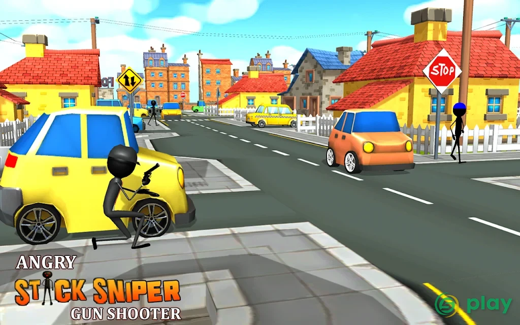 Angry Stick Sniper Gun Shooter — скриншот 6