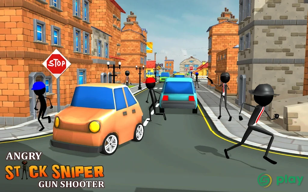 Angry Stick Sniper Gun Shooter — скриншот 7