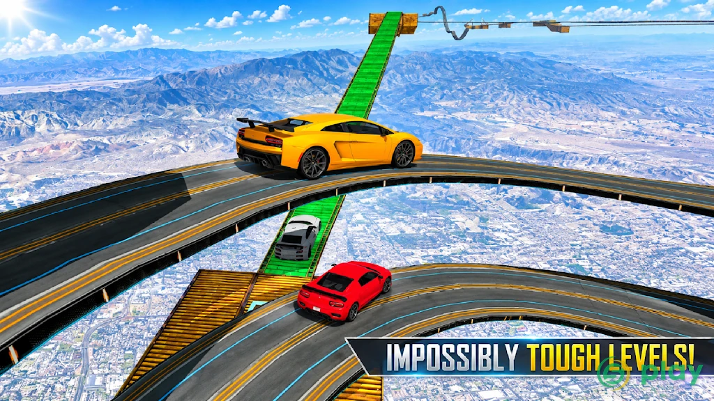 Impossible Car Driving Simulator — скриншот 3
