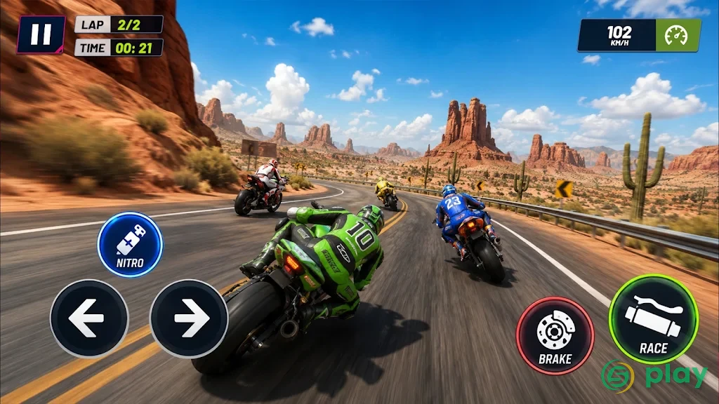 Bike Moto Traffic Racer — скриншот 3