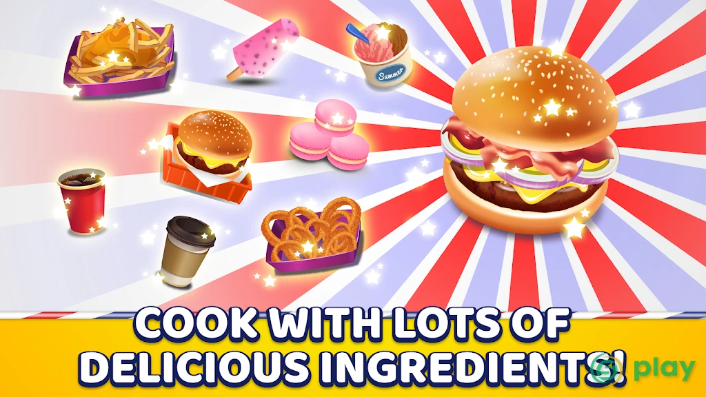 American Burger Truck - Fast Food Cooking Game — скриншот 3