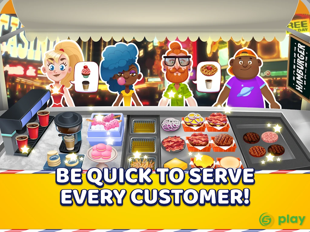 American Burger Truck - Fast Food Cooking Game — скриншот 7