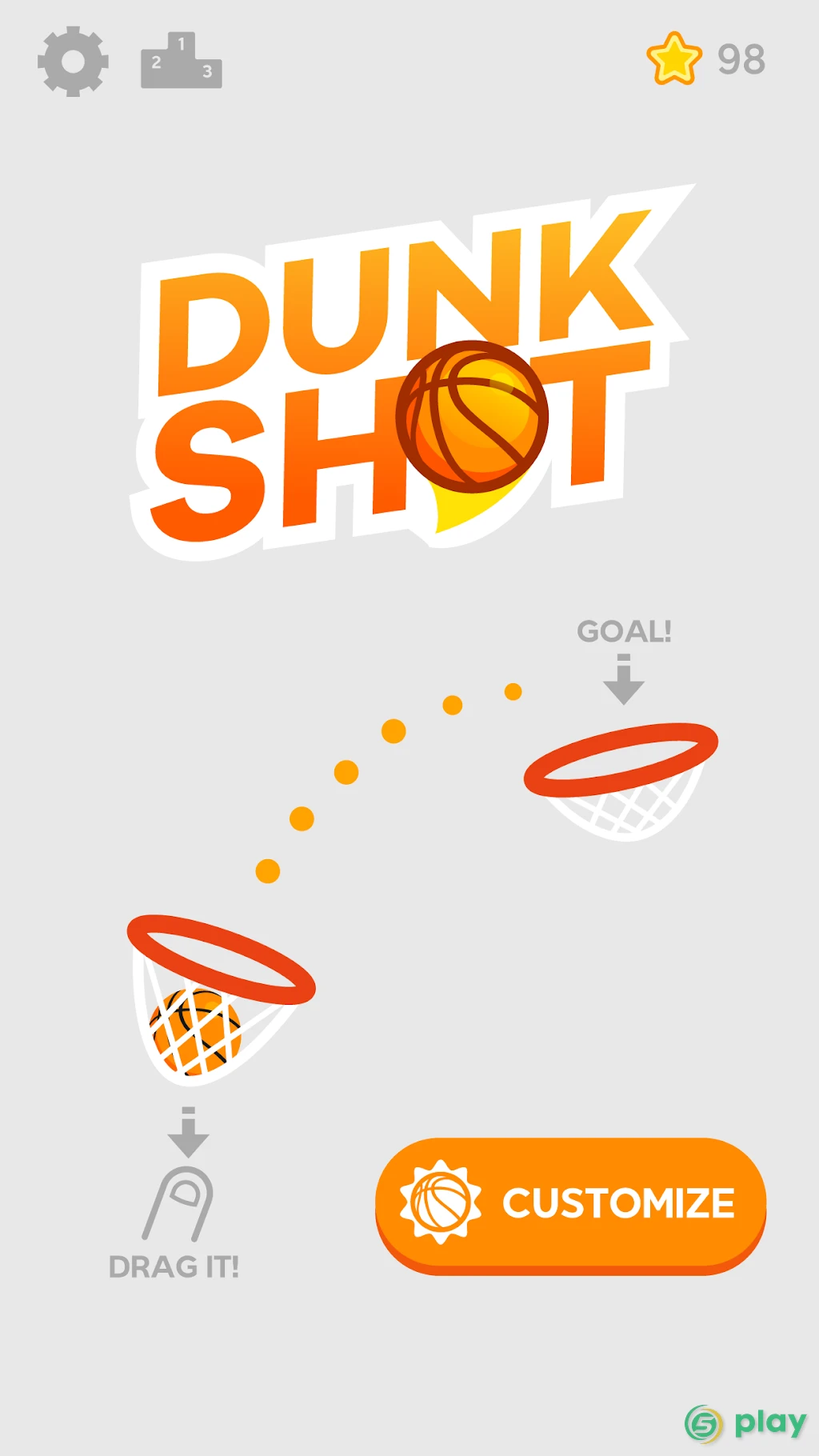 Dunk Hot — скриншот 1