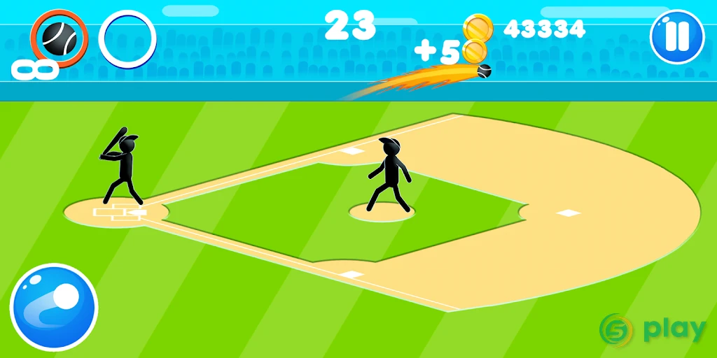 Stickman Baseball — скриншот 2