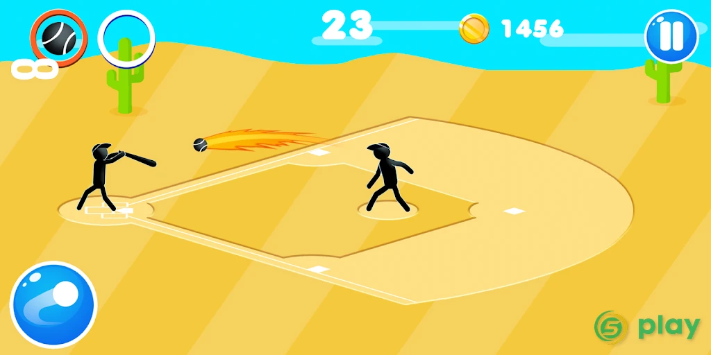 Stickman Baseball — скриншот 7