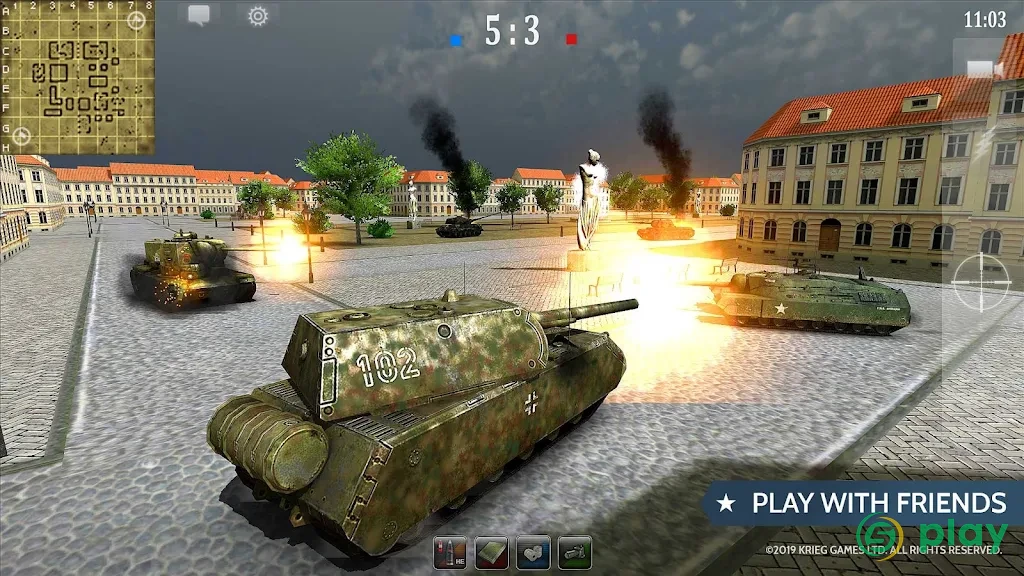 Armored Aces - 3D танки онлайн — скриншот 3